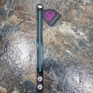 New paparazzi urban blue and brown snap bracelet